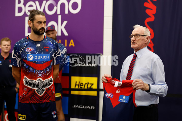 AFL 2023 ROUND 01 - MELBOURNE V WESTERN BULLDOGS - A-15782551