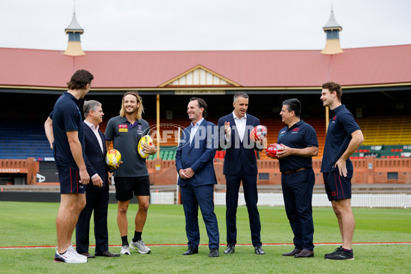 AFL 2023 Media - Norwood Oval Media Opportunity - A-17363552