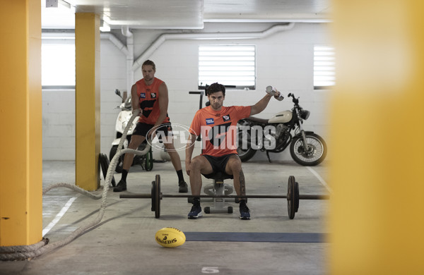 AFL 2020 Training - Harry Himmelberg and Tim Taranto Isolation Training - 746305
