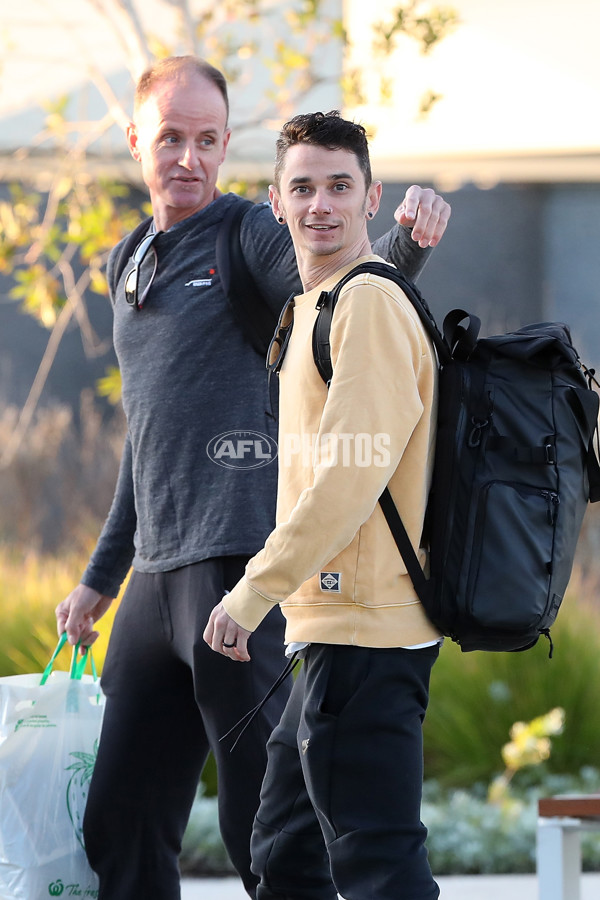 AFL 2020 Media - Fremantle Depart for the Gold Coast - 750575