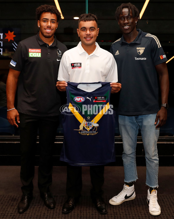 AFL 2021 Media - NAB AFL Academy Jumper Presentation - 837226