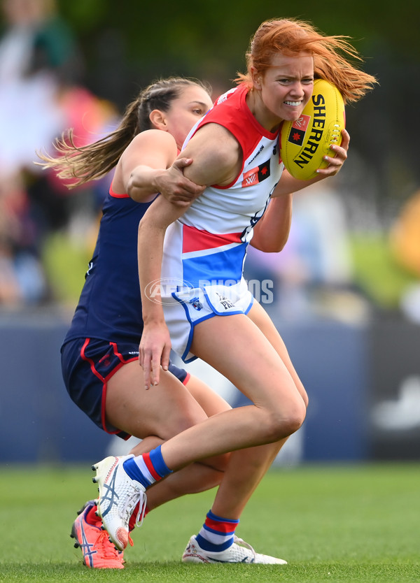 AFLW 2022 S7 Round 07 - Melbourne v Western Bulldogs - 1016516