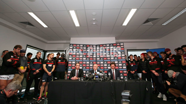 AFL 2015 Media - Essendon Press Conference 180815 - 397109
