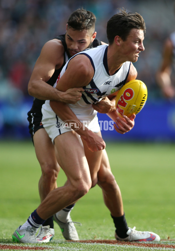 AFL 2015 Rd 23 - Port Adelaide v Fremantle - 400921