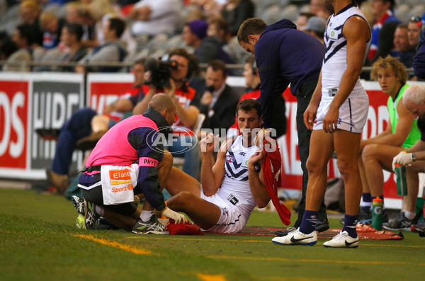 AFL 2014 NAB Challenge - Western Bulldogs v Fremantle - 314965