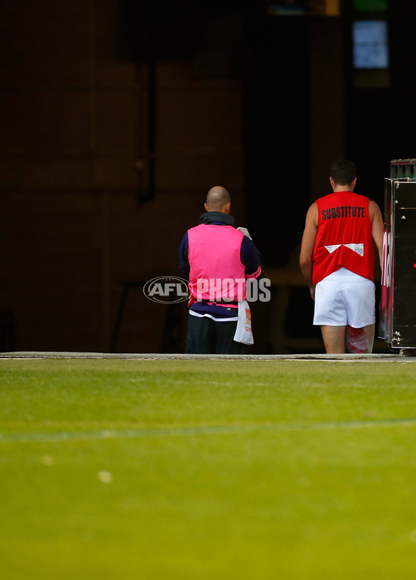 AFL 2014 NAB Challenge - Western Bulldogs v Fremantle - 314967