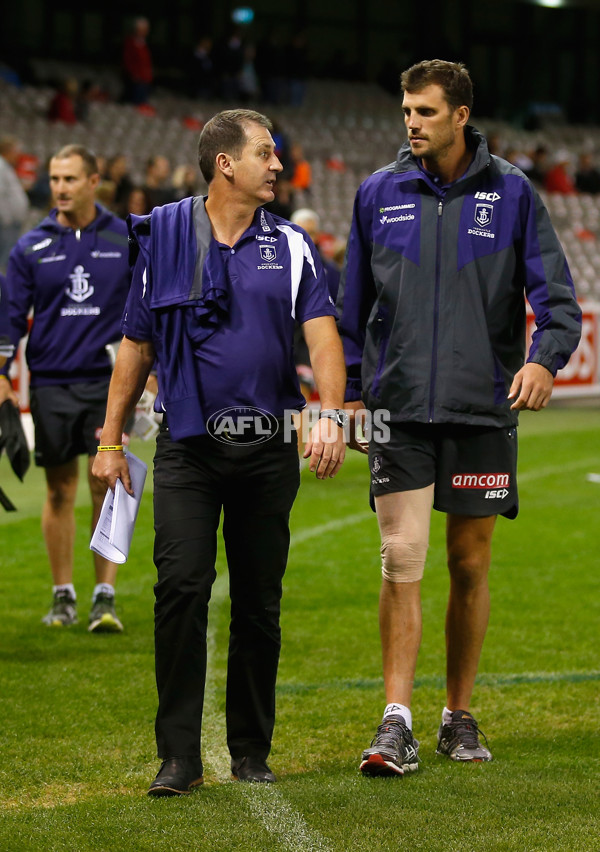 AFL 2014 NAB Challenge - Western Bulldogs v Fremantle - 314987