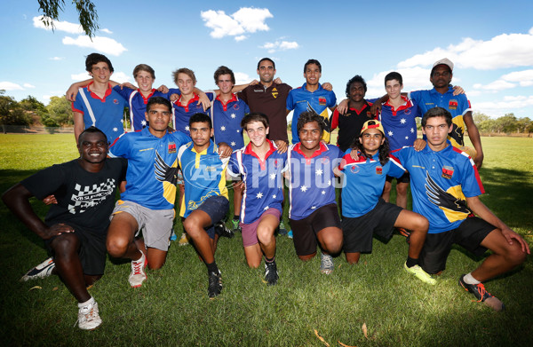 AFL 2014 Media - Hawks in Katherine - 327258