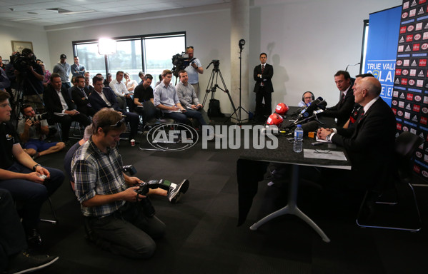 AFL 2015 Media - Essendon Senior Coach Announcement - 409031