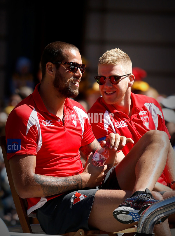 AFL 2014 Media - Toyota AFL Grand Final Parade - 350830