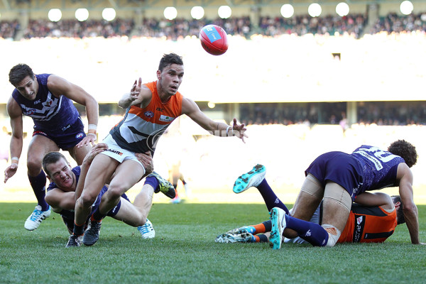 AFL 2014 Rd 17 - Fremantle v GWS Giants - 338245