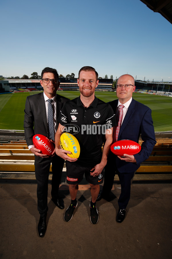 AFL 2019 Media - 2020 AFL Marsh Community Series Fixture Launch - 723511