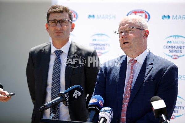 AFL 2019 Media - 2020 AFL Marsh Community Series Fixture Launch - 723532