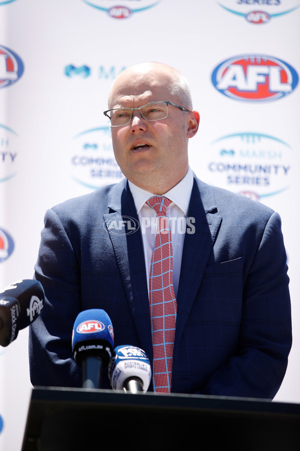 AFL 2019 Media - 2020 AFL Marsh Community Series Fixture Launch - 723531
