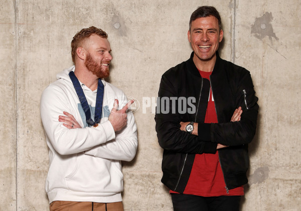 AFL 2018 Portraits - Adam Cooney and Matthew Richardson - 633789