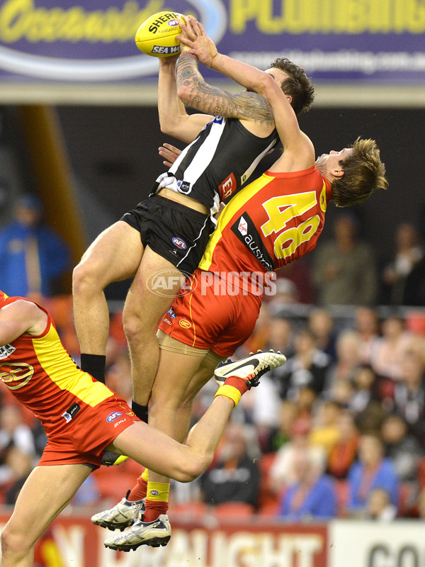 AFL 2013 Rd 17 - Gold Coast v Collingwood - 295453
