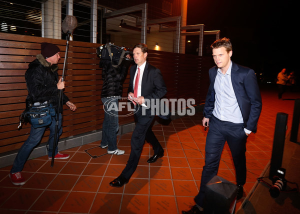 AFL 2013 Media - Essendon Board Meeting - 296063