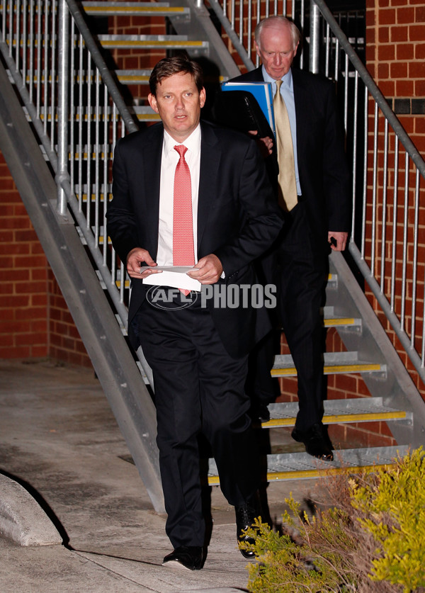 AFL 2013 Media - Essendon Board Meeting - 296065