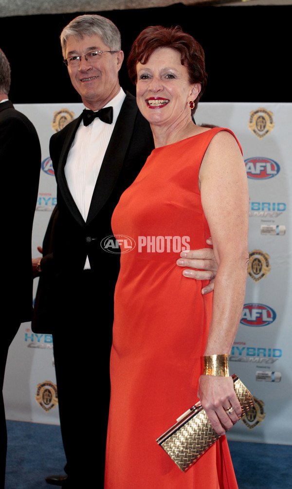 AFL 2011 Media - Brownlow Medal Blue Carpet - 244060