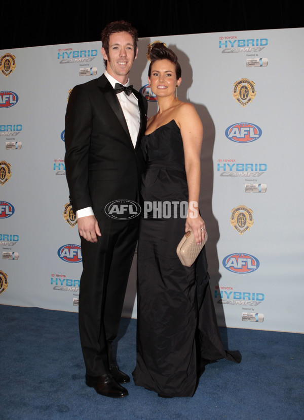 AFL 2011 Media - Brownlow Medal Blue Carpet - 244072