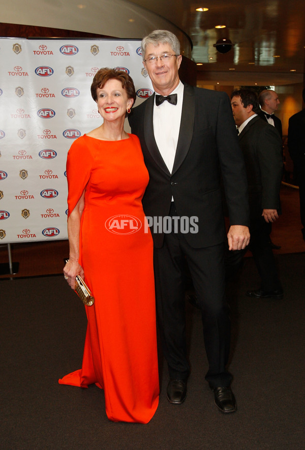 AFL 2011 Media - Brownlow Medal Blue Carpet - 244158