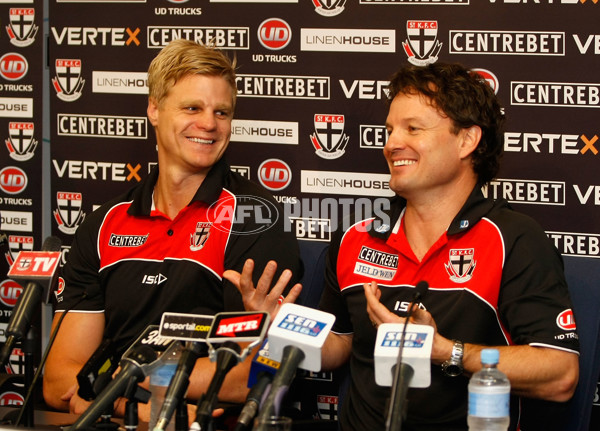 AFL 2011 Media - St Kilda Announces Senior Coach - 245533