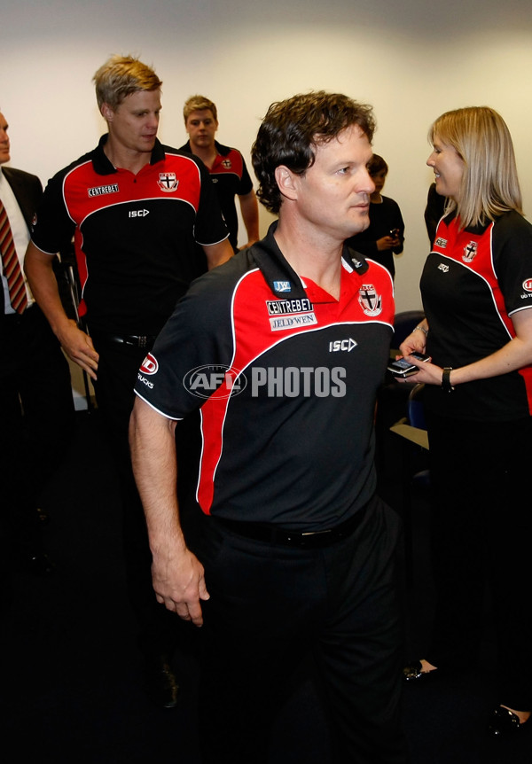 AFL 2011 Media - St Kilda Announces Senior Coach - 245527