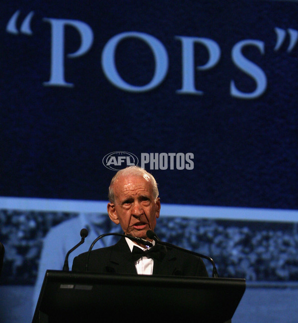 AFL 2010 Media - Hall of Fame Dinner - 209326