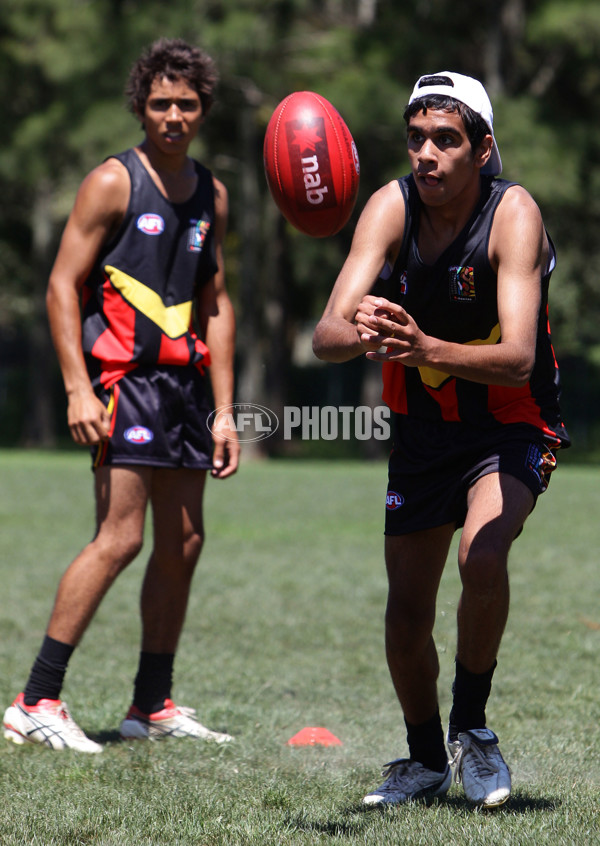 AFL 2011 Media - Flying Boomerangs Squad Training - A-34568022