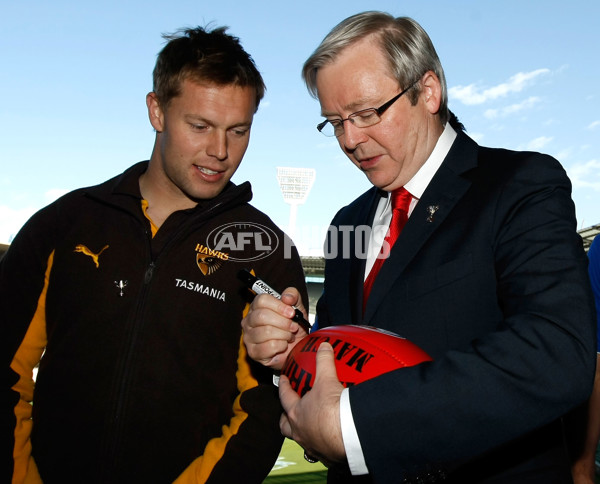 AFL 2009 Media - 'Just Think' Campaign Launch 030909 - 193463
