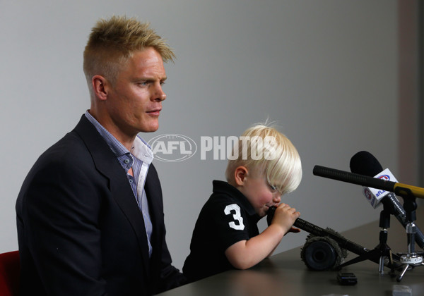 AFL 2012 Media - Adam McPhee Retirement Announcement - 272783