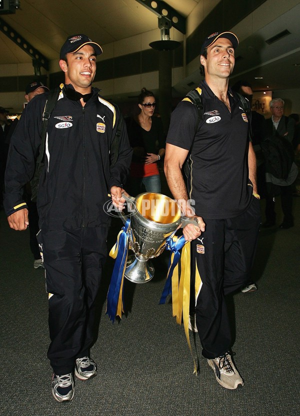 AFL 2006 Media - West Coast Eagles Premiership Arrival 011006 - 186030