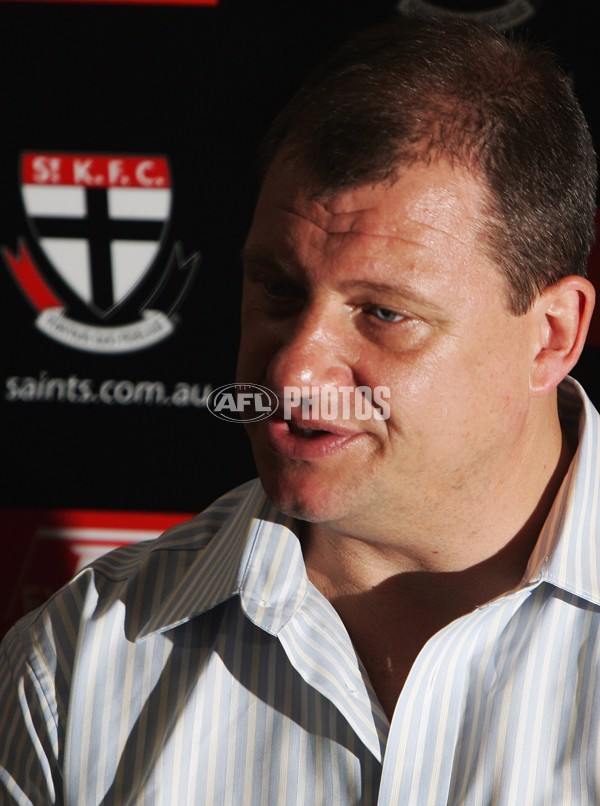 AFL 2006 Media - St Kilda Press Conference 120906 - 46896