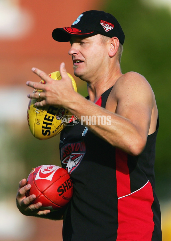 AFL 2005 Media - Essendon Training 130405 - 51058