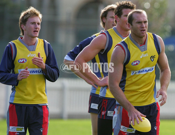 AFL 2004 Media - Melbourne Training 070704 - A-37034470