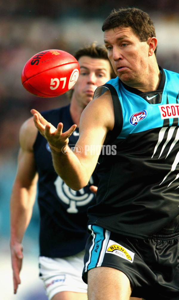 AFL 2004 Rd 15 -  Port Adelaide v Carlton - A-37035862