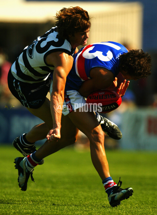 AFL 2003 Wizard Cup Rd 1 - Geelong v Western Bulldogs - 118256
