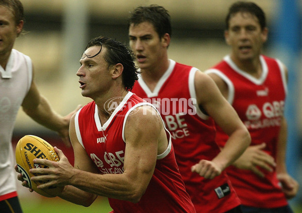 AFL 2002 Media - Sydney Training 170402 - 135433