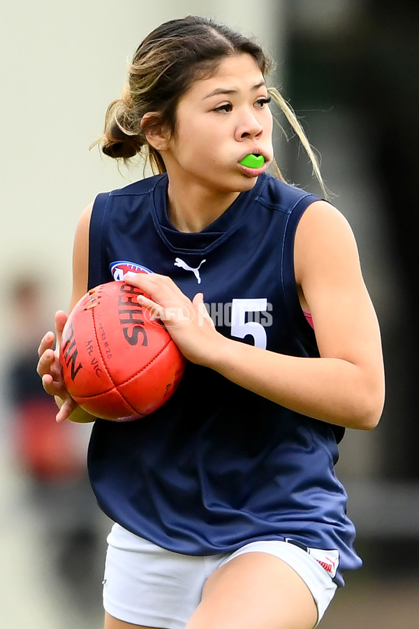 AFL 2023 Girls Victorian Diversity All-Stars - Vic Country v Vic Metro - A-40428290