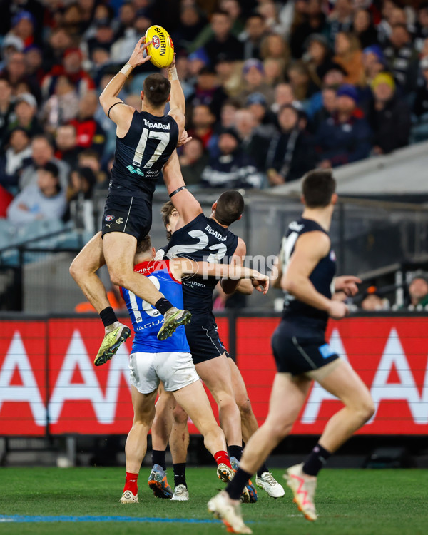 AFL 2023 Round 22 - Carlton v Melbourne - A-41971819