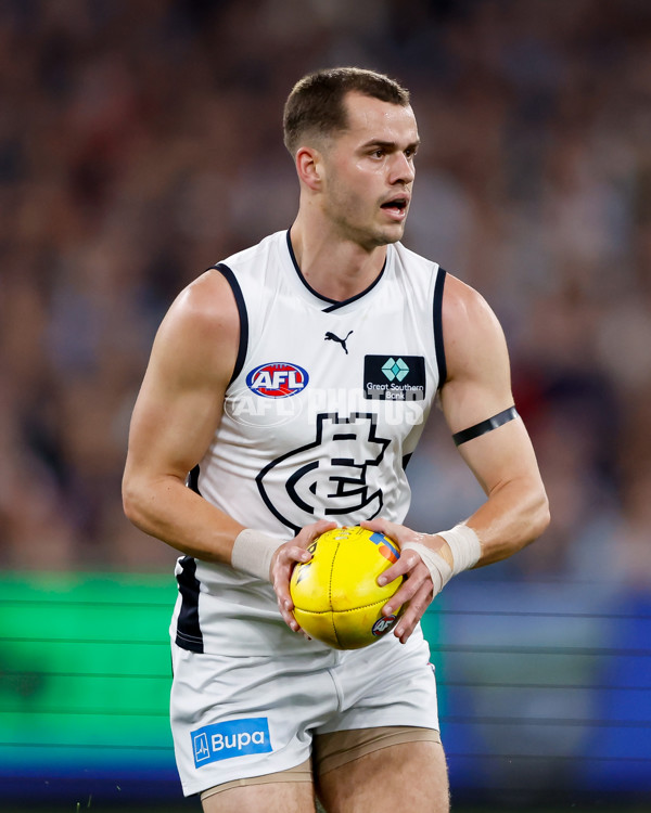 AFL 2023 First Semi Final - Melbourne v Carlton - A-43165873