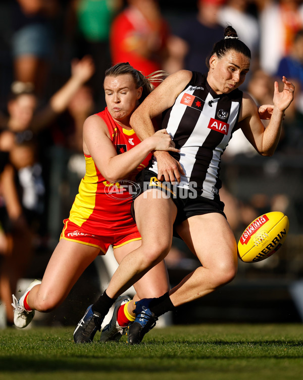 AFLW 2023 Round 03 - Collingwood v Gold Coast - A-43244174