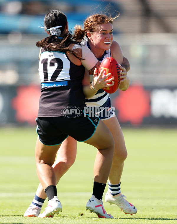 AFLW 2023 Round 04 - Port Adelaide v Geelong - A-43335587