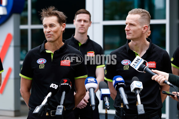 AFL 2023 Media - Grand Final Umpires Announcement - A-43449835