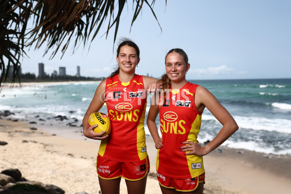 AFLW 2023 Media - Gold Coast Draftees Media Opportunity - A-45893357