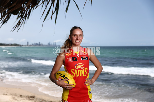 AFLW 2023 Media - Gold Coast Draftees Media Opportunity - A-45894725