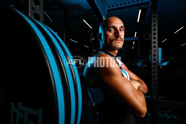 AFL 2024 Portraits - Port Adelaide - A-45981173
