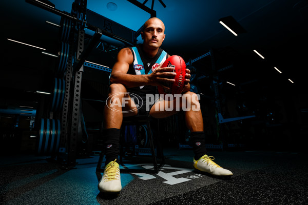 AFL 2024 Portraits - Port Adelaide - A-45981174