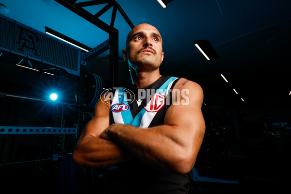 AFL 2024 Portraits - Port Adelaide - A-45981177