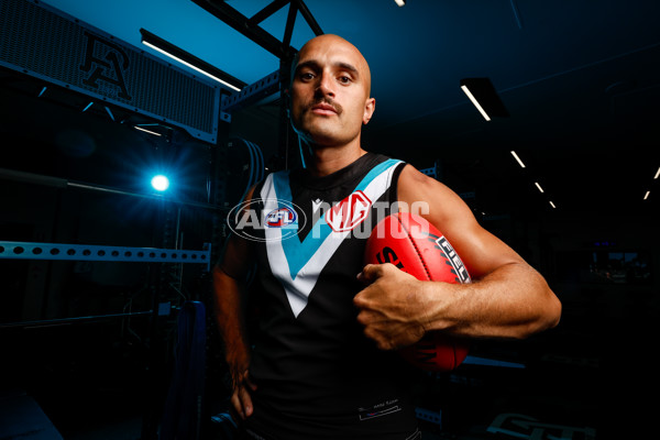 AFL 2024 Portraits - Port Adelaide - A-45981178